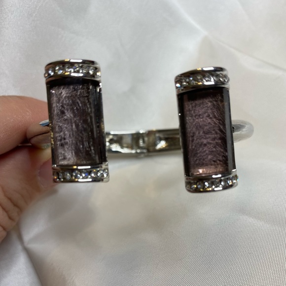 Amethyst Open Bracelet - Picture 6 of 14